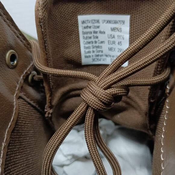 Ozark Trail Men\'s Range Clean Toe Mountain Hiking Boots Size 11.5 Brown